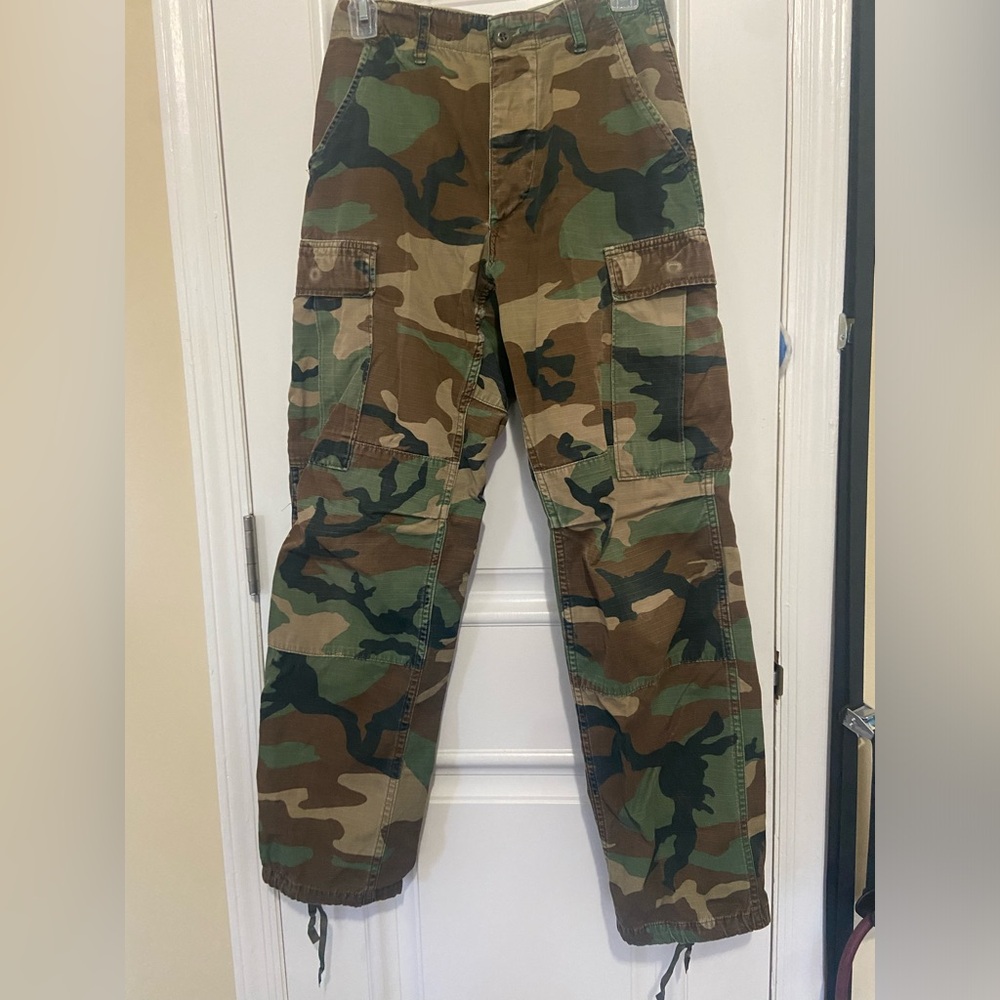 Camo cargo pants